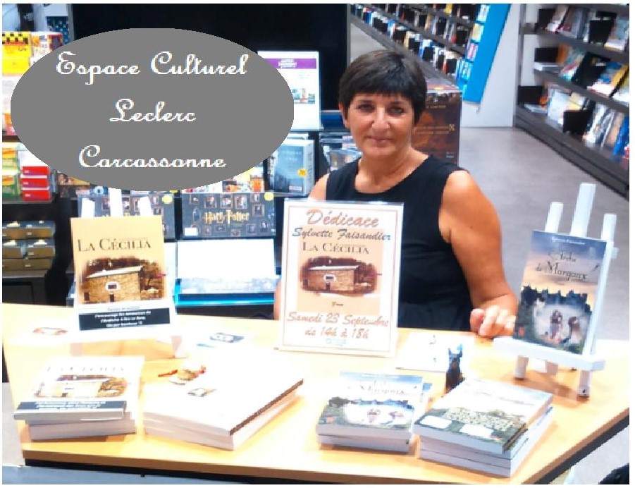 Dédicaces en salons ou librairies Carcassonne